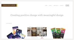 Desktop Screenshot of designwithpurpose.ca